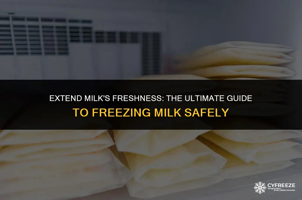can you freeze milk and will it prolong expiration date