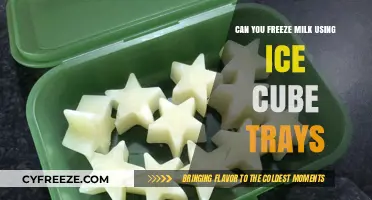Ice Cube Tray Milk Hacks: A Cool Way to Preserve Dairy
