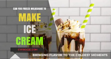 Transforming Milkshakes into Ice Cream: A Simple Freezing Trick
