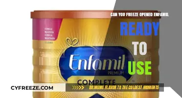 Can You Freeze Opened Enfamil Ready-to-Use? A Parent's Guide