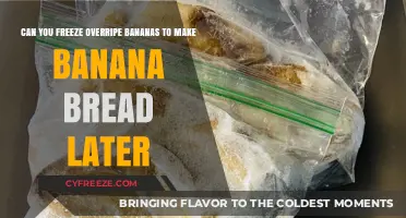 Smart Storage: Freezing Overripe Bananas for Future Banana Bread