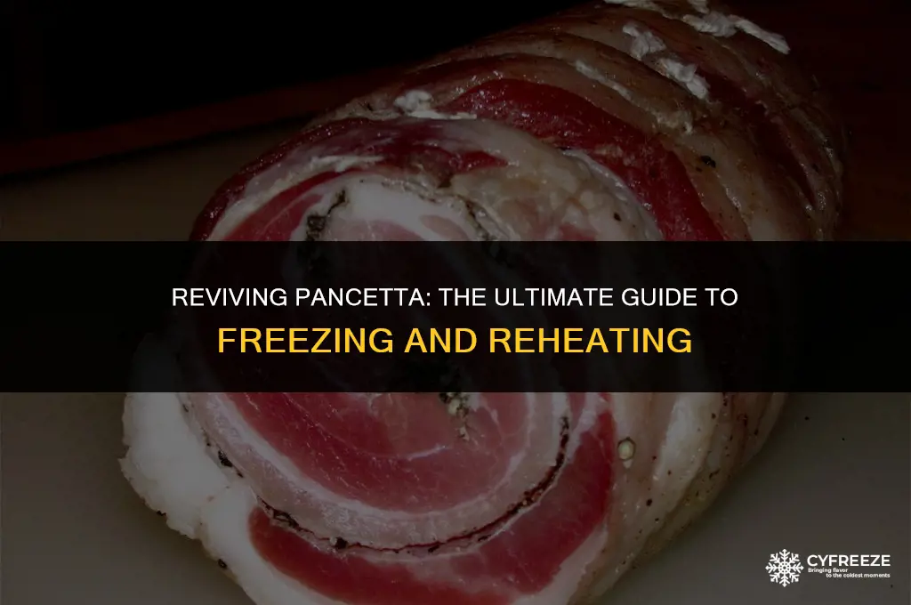 can you freeze pancetta after you make it