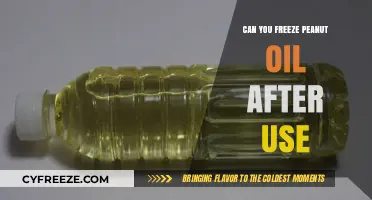 Can You Freeze Peanut Oil After Use? A Complete Guide