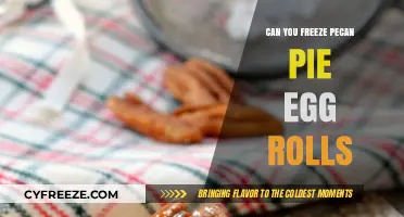 Freeze Pecan Pie Egg Rolls: A Sweet Twist on Storage