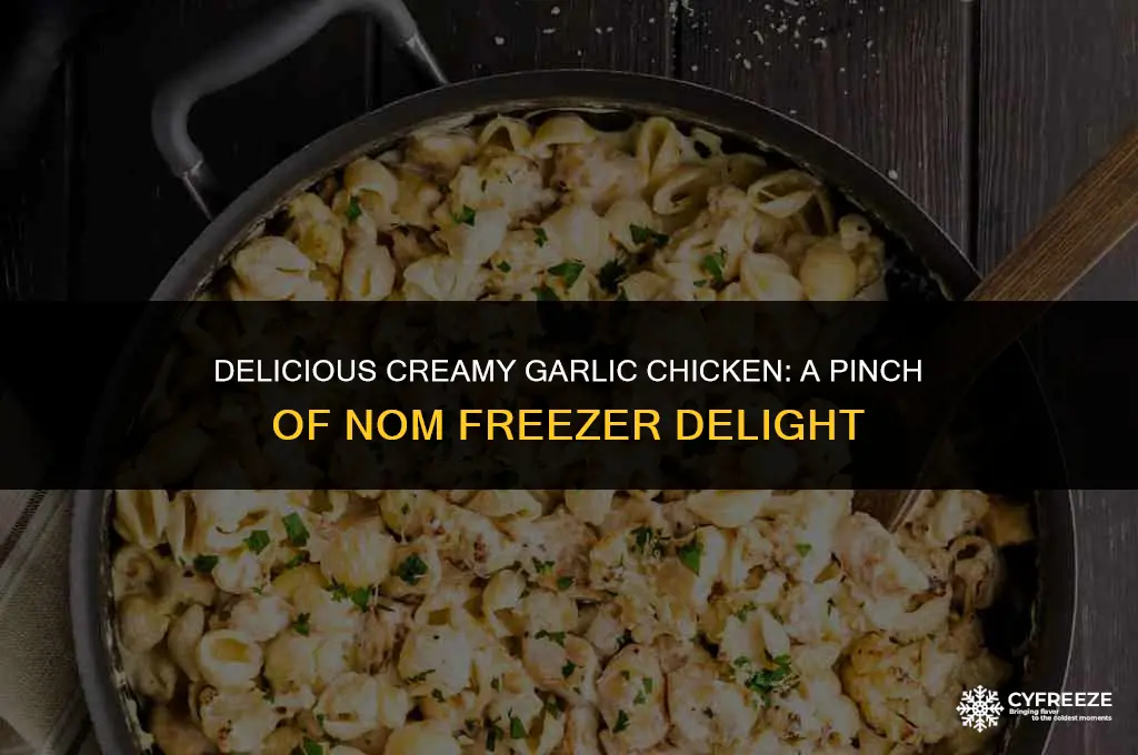 can you freeze pinch of nom creamy garlic chicken