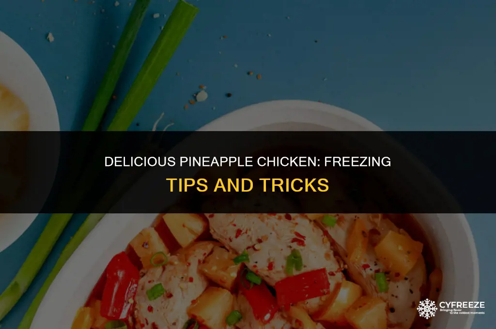can you freeze pineapple chicken