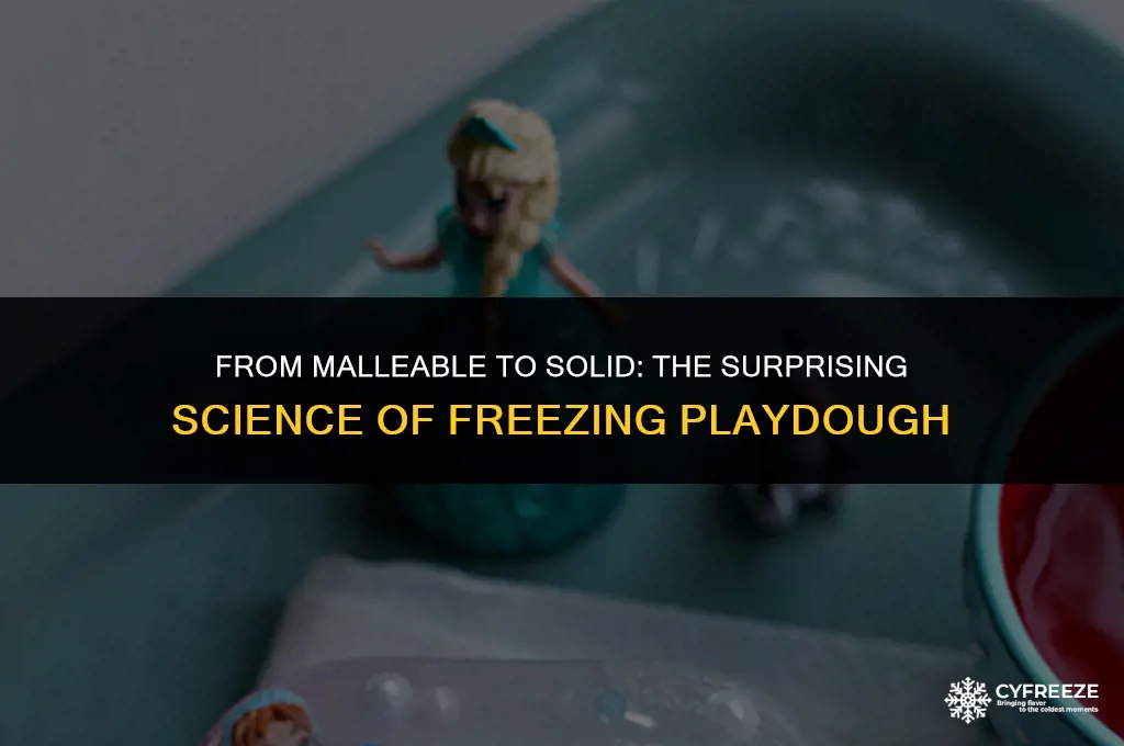 can you freeze playdough to make it hard