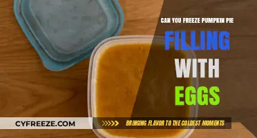 Freezing Pumpkin Pie Filling with Eggs: Tips and Best Practices
