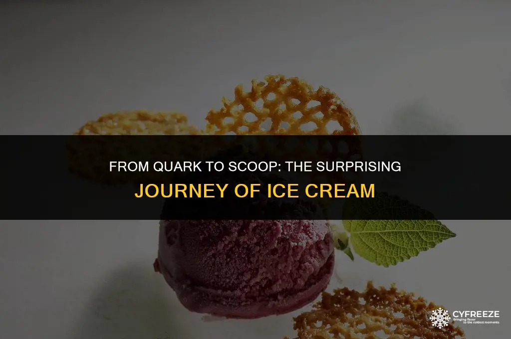can you freeze quark to make ice cream