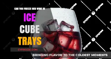 Chill Your Red Wine: Ice Cube Trays to the Rescue!