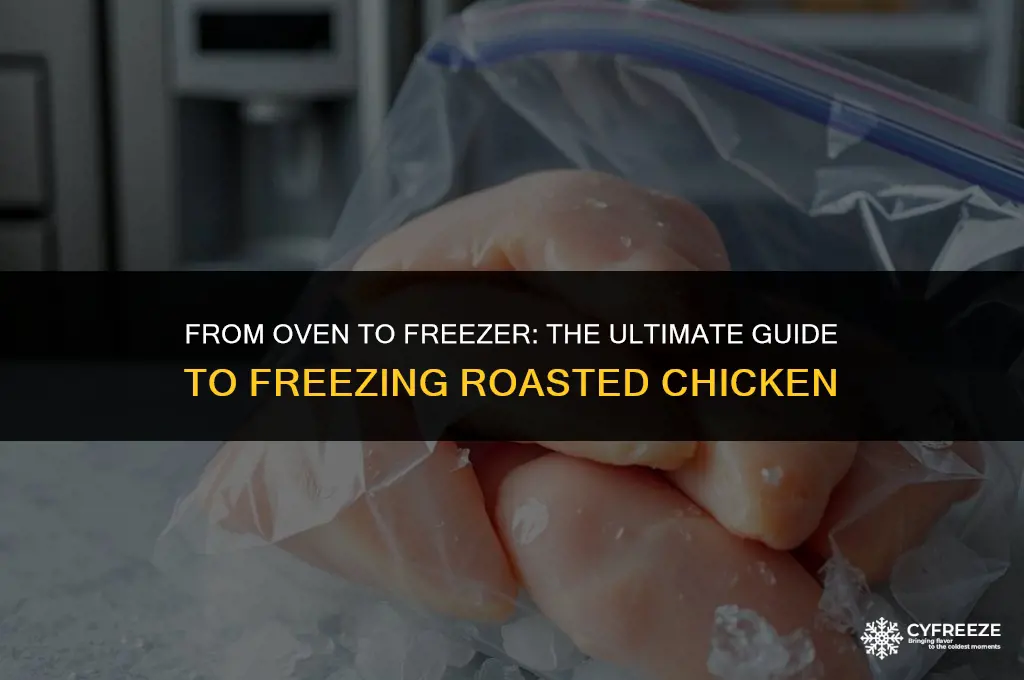 can you freeze roadted chicken