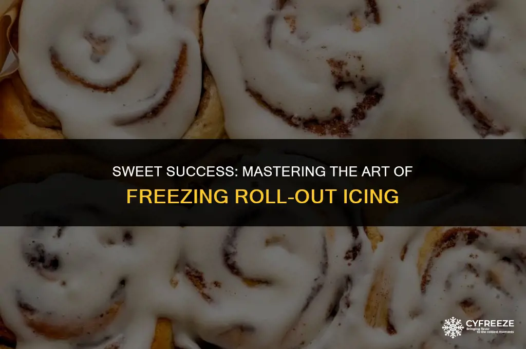 can you freeze roll out icing