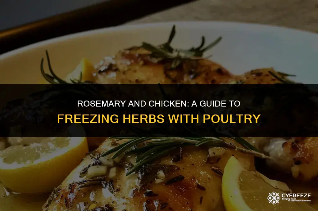 can you freeze rosemary with chicken