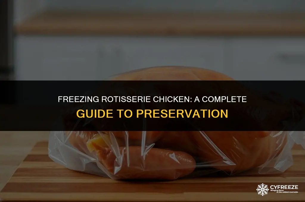 can you freeze rotersier chicken