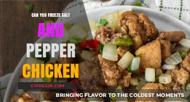 Freezing Salt and Pepper Chicken: A Simple Guide