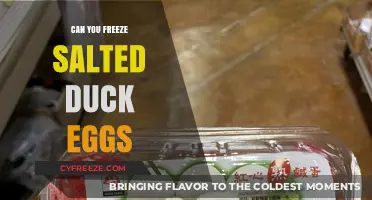 Freezing Salted Duck Eggs: A Guide to Preservation and Freshness
