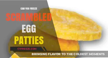 Freezing Scrambled Egg Patties: A Quick Breakfast Solution for Busy Mornings