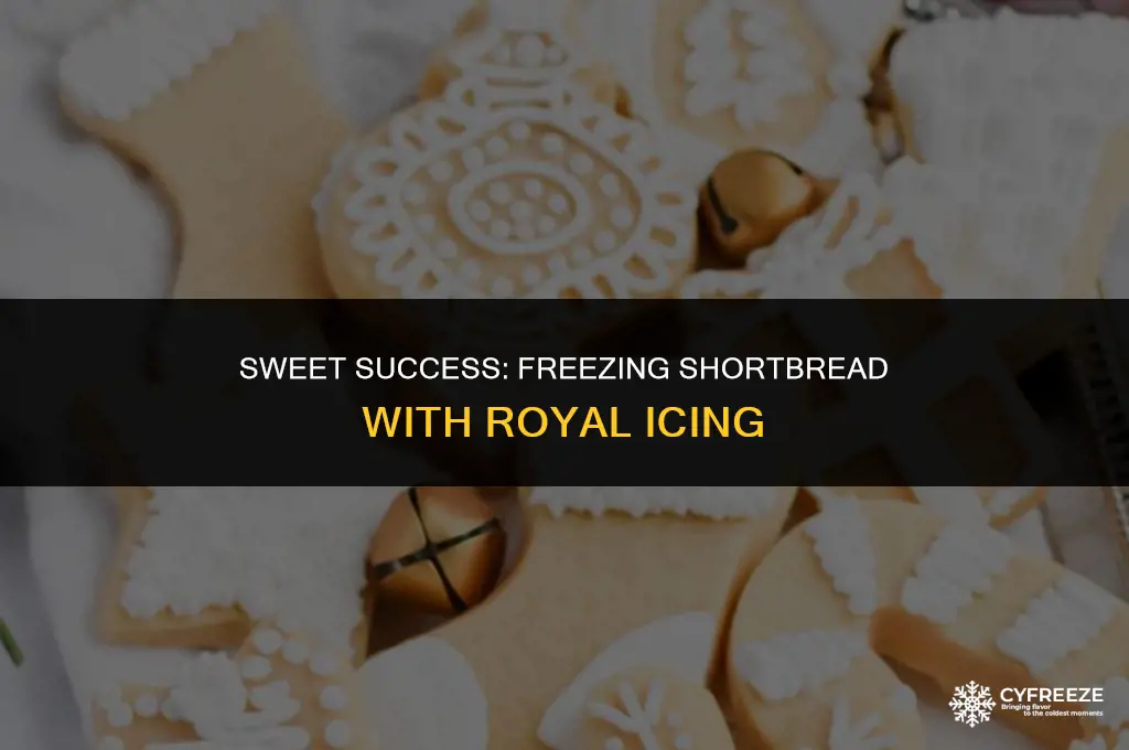 can you freeze shortbread with royal icing