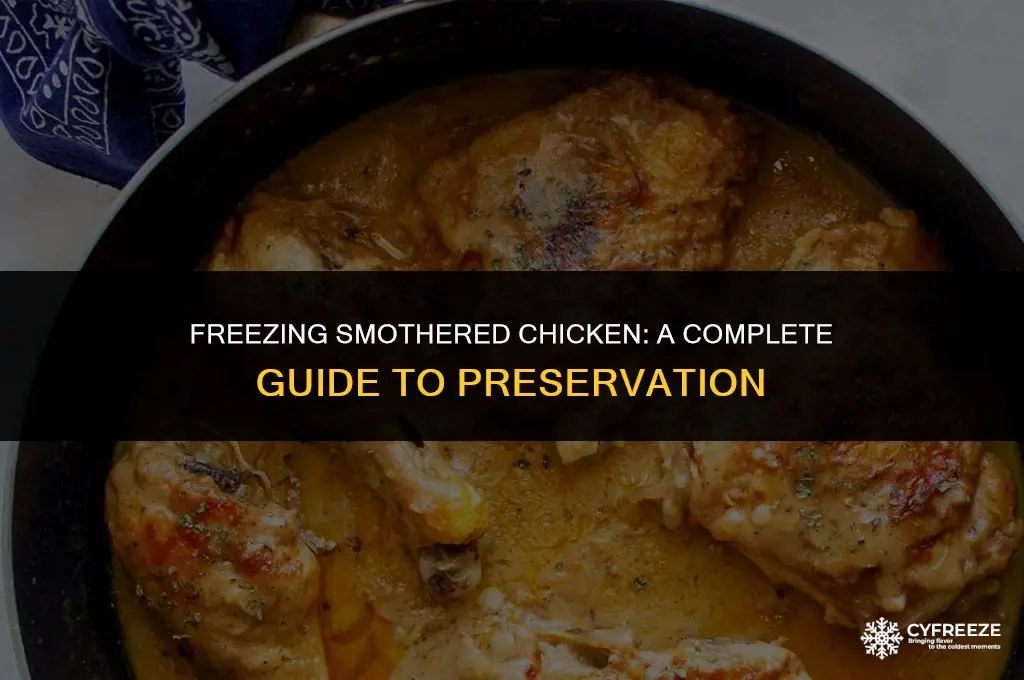 can you freeze smothered chicken