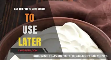 Freezing Sour Cream: A Guide to Preserving It for Later Use