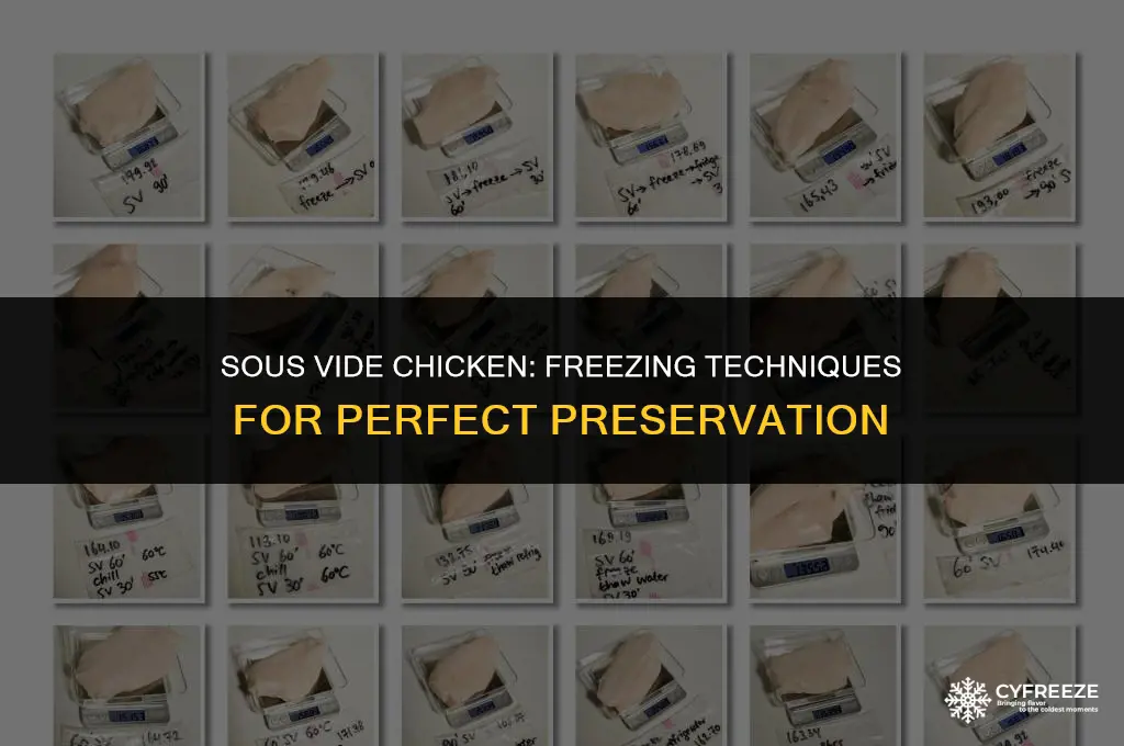 can you freeze sous vide chicken