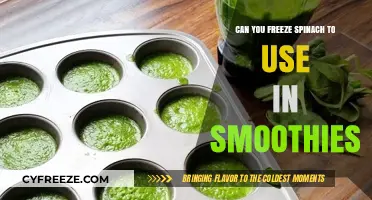 Freeze Spinach for Smoothies: A Convenient and Nutritious Hack