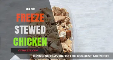 Freezing Stewed Chicken: A Complete Guide to Safe Storage