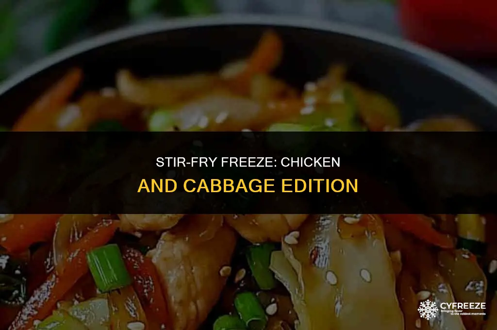 can you freeze stir fry with chicken and cabbage