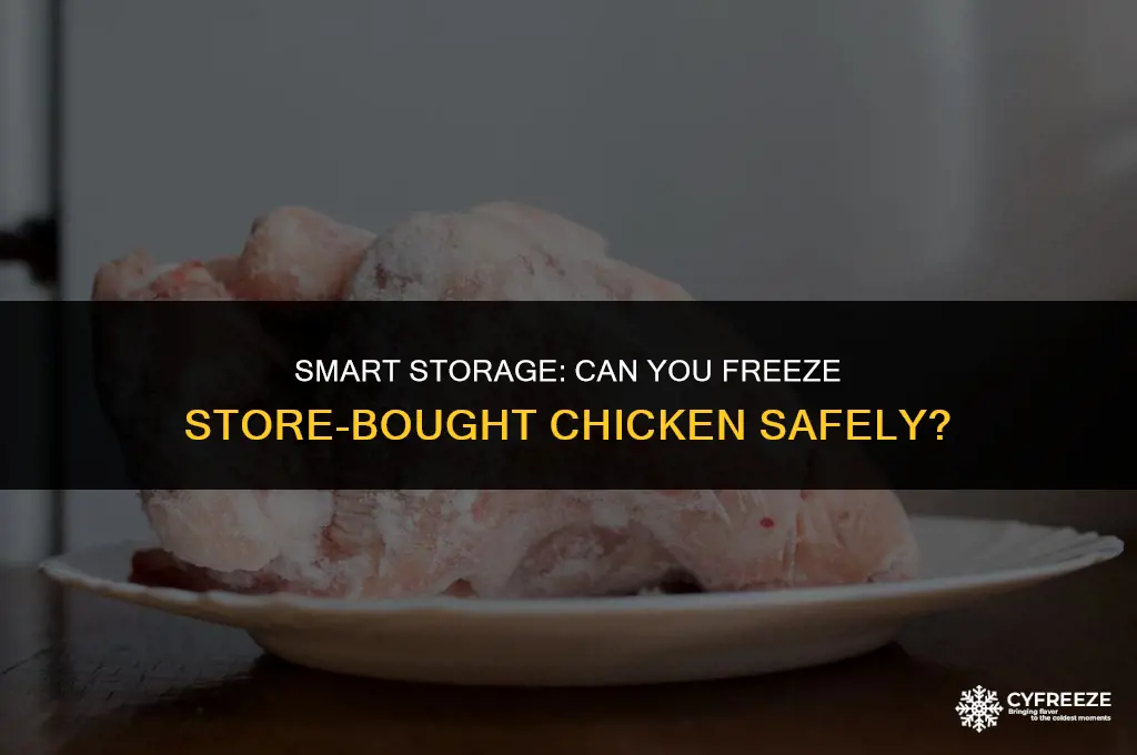can you freeze store bought chicken