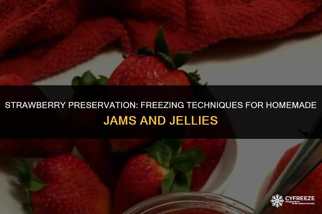 can you freeze strawberries until enough gathered to make perserves