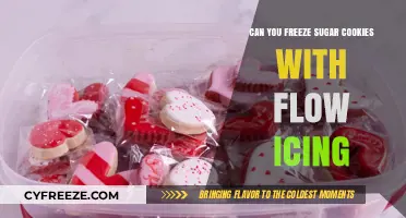 Sweet Success: Freezing Sugar Cookies with Flow Icing