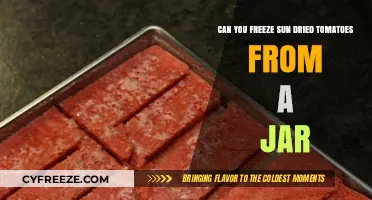 Preserving Sun-Dried Tomatoes: A Guide to Freezing Jarred Varieties