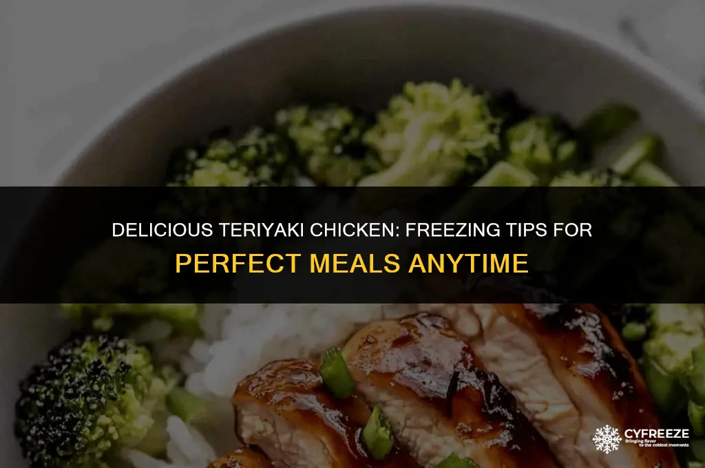 can you freeze teriyaki chicken