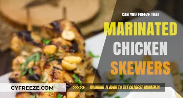 Delicious Thai Chicken Skewers: Freezer-Friendly Marinade Magic