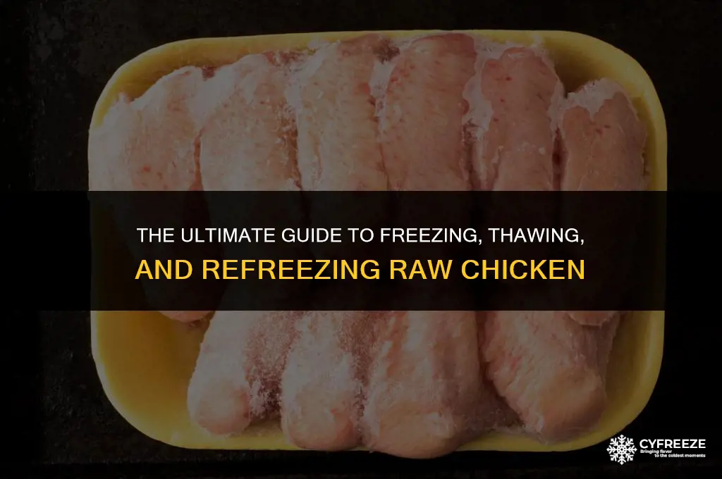can you freeze thaw and refreeze raw chicken
