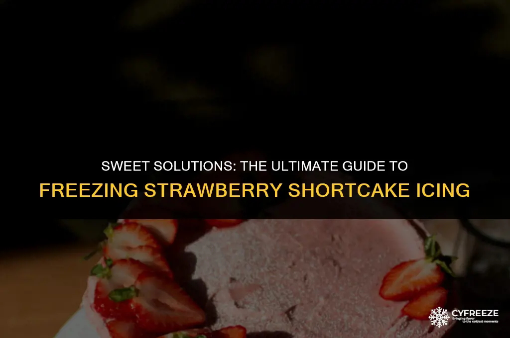 can you freeze the strawberry shortcake icing