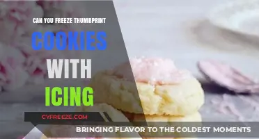 Sweet Preservation: Freezing Thumbprint Cookies with Icing