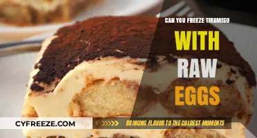 Freezing Tiramisu with Raw Eggs: Safety Tips and Best Practices