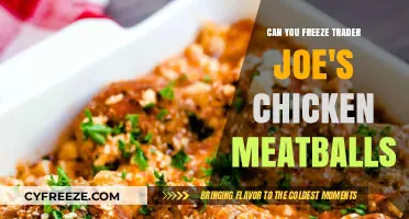 Trader Joe's Chicken Meatballs: Freezing Tips and Tricks