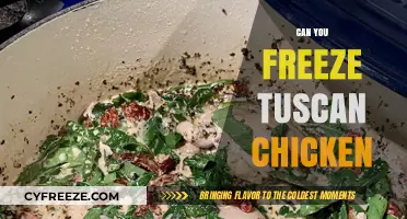 Tuscan Chicken: A Guide to Freezing for Future Meals