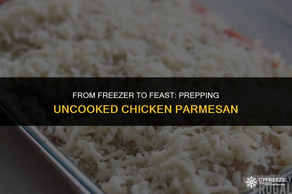 can you freeze uncooked chicken parmesan