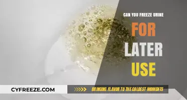 Freezing Urine: Is It Safe and Practical for Later Use?