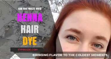 Freezing Used Henna Hair Dye: Tips for Preservation and Reuse