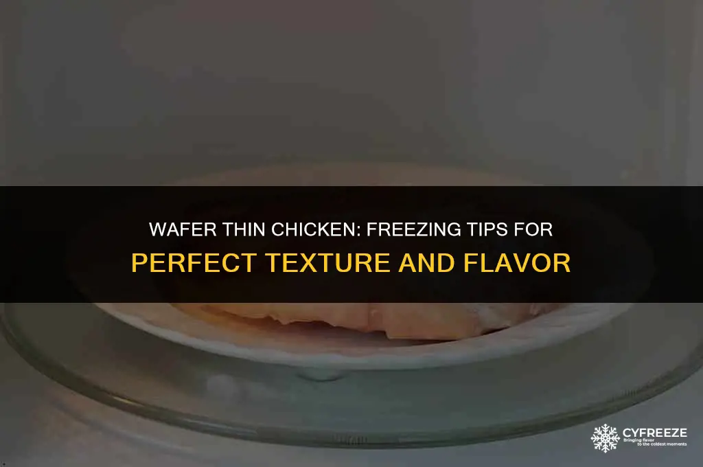 can you freeze wafer thin chicken