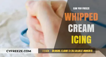 Sweet Success: Mastering the Art of Freezing Whipped Cream Icing
