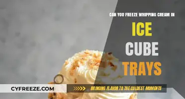 Whipping Cream Ice Cubes: A Handy Kitchen Hack Explained