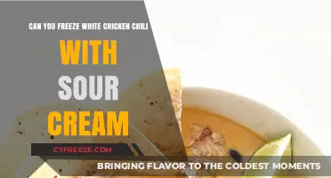Savor the Flavor: Freezing White Chicken Chili with Sour Cream
