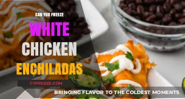 Freezing White Chicken Enchiladas: A Complete Guide