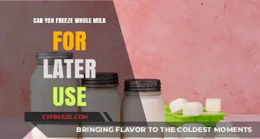 Freezing Whole Milk: A Complete Guide to Preserving Freshness