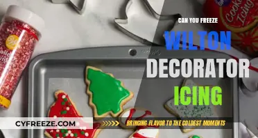 Preserving Perfection: Can You Freeze Wilton Decorator Icing?